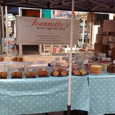 Jeannettes of Faversham - market stall